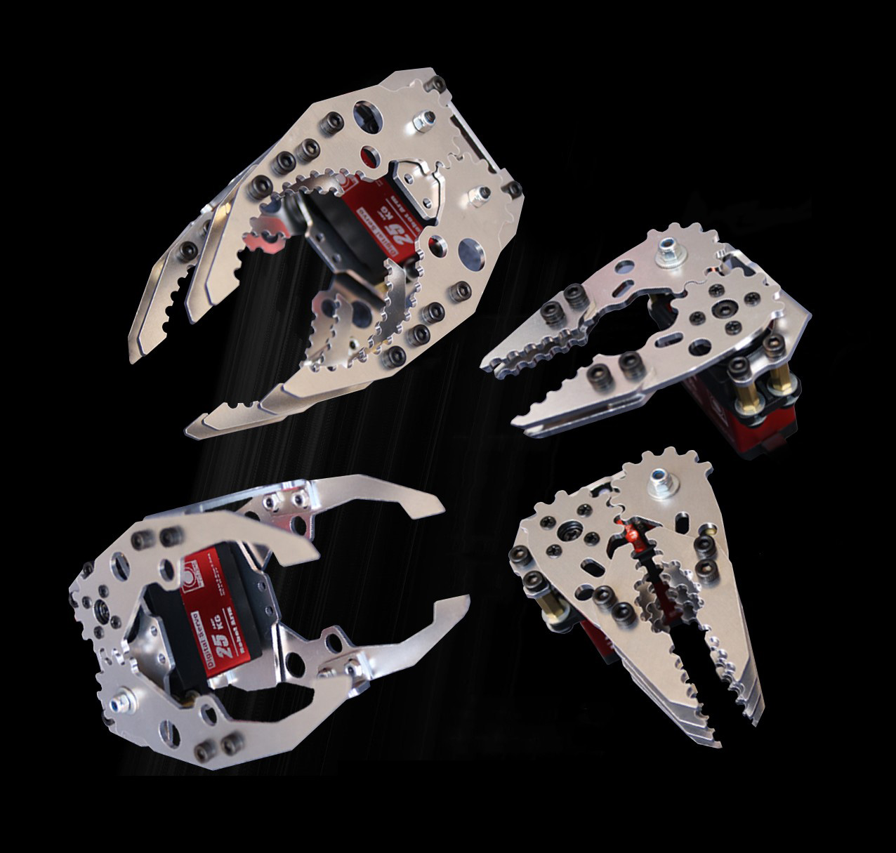 Robot Arm Kit - Pince mécanique en métal, pince à