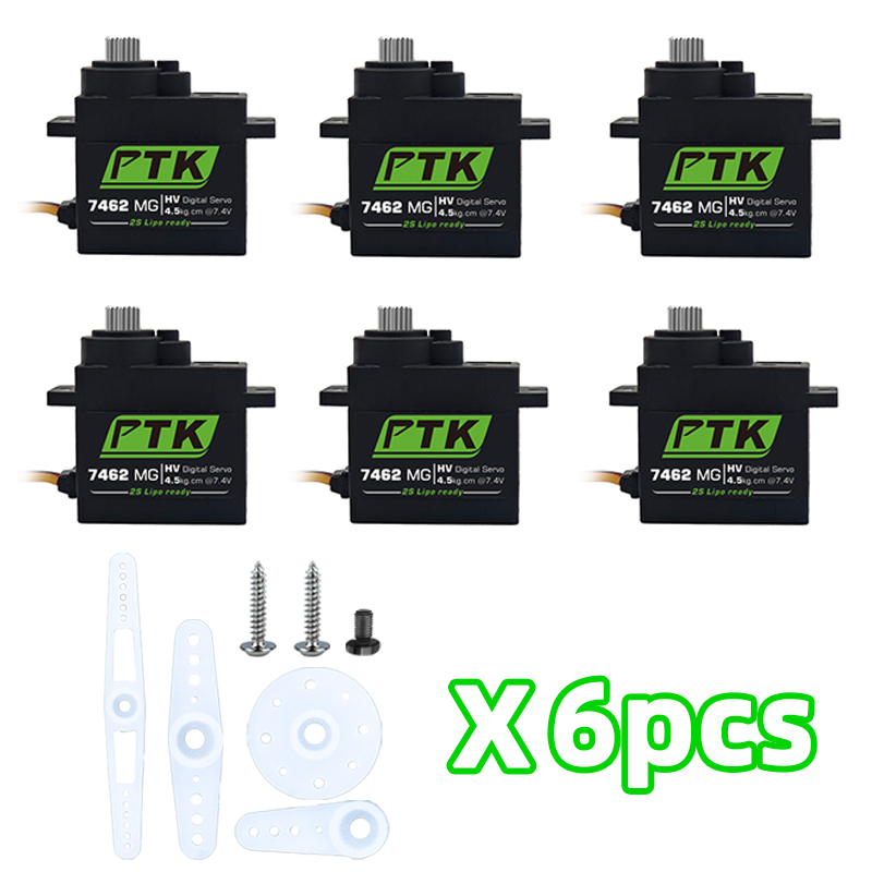 Sg90 Servo - PTK 7462W MG métal engrenage 9g
