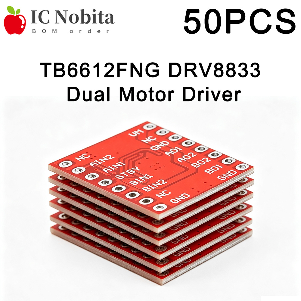 Motor Driver L298N - 50PCS TB6612FNG DRV8833 Double pilote de