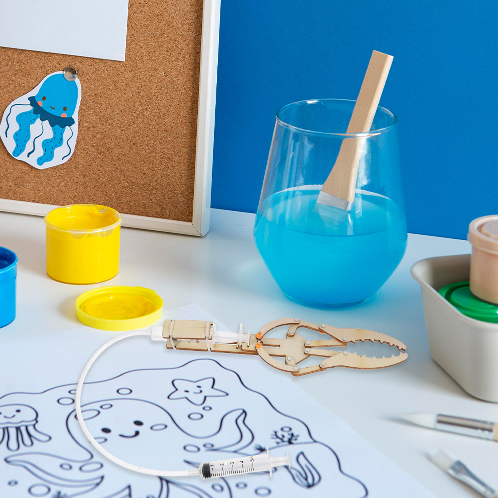 Kit d'assemblage en bois de br - Robot Arm Kit avis et prix