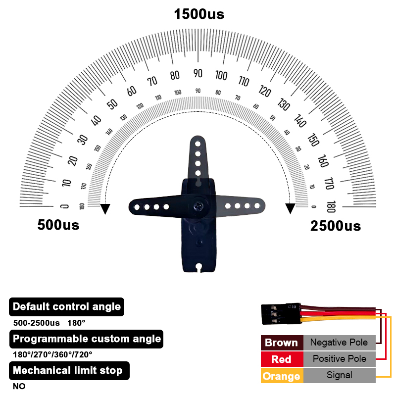 PTK 7462W MG métal engrenage 9 - Sg90 Servo avis et prix