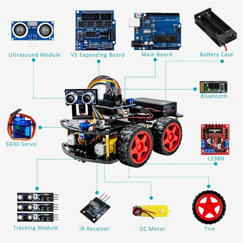 Kit de voiture robot intellige - Arduino Robot avis et prix