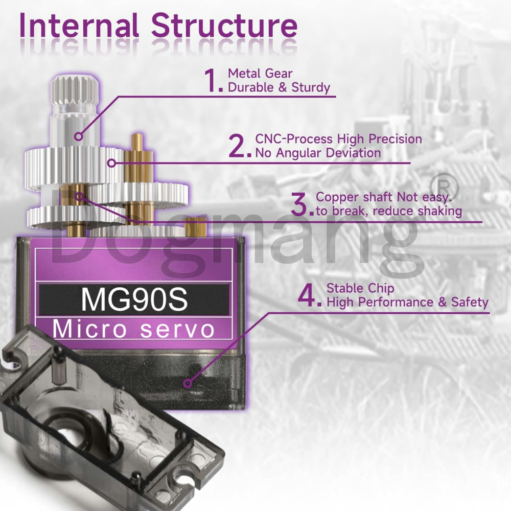 MG90S Servo 1/2/4/10/20/50 piè - Sg90 Servo avis et prix