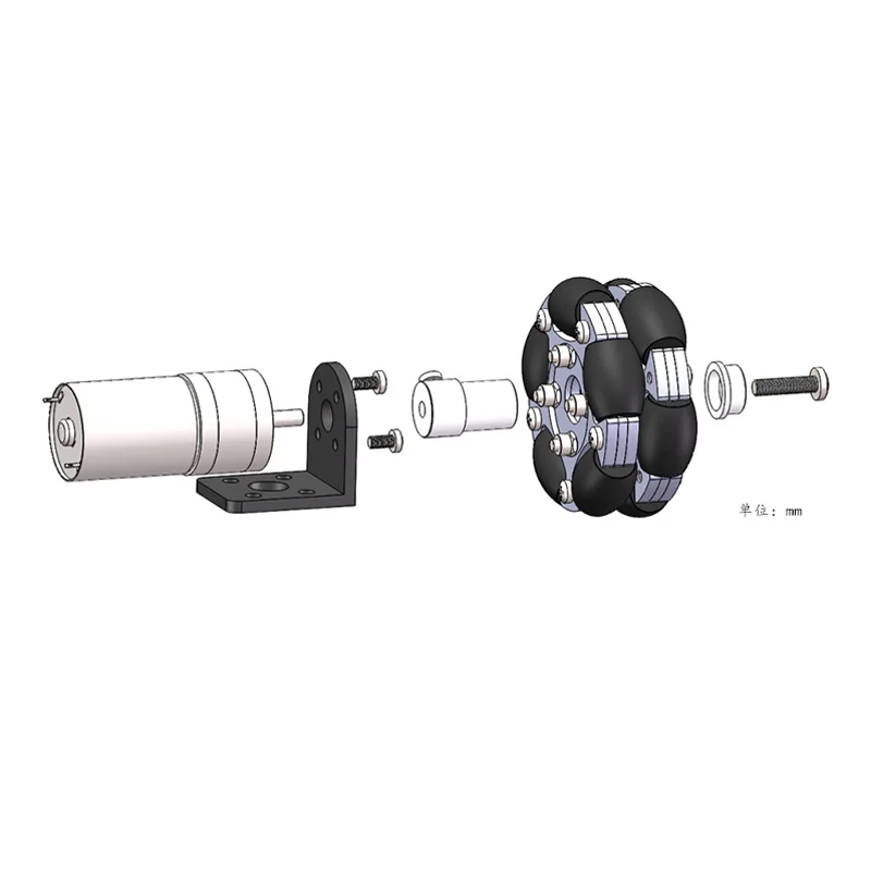 Roue omnidirectionnelle double - Omni Wheel avis et prix